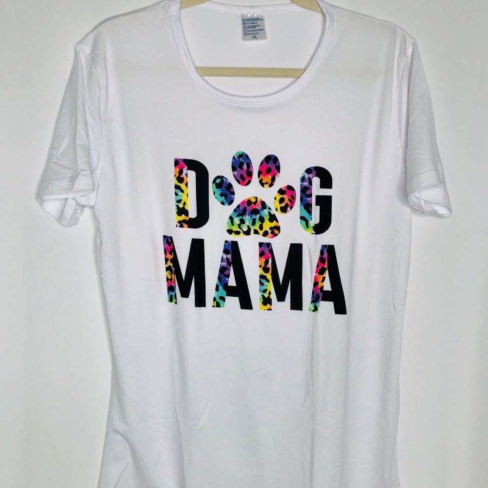 Dog Mama t-shirt, cute mama tee, dog tees, various sizes